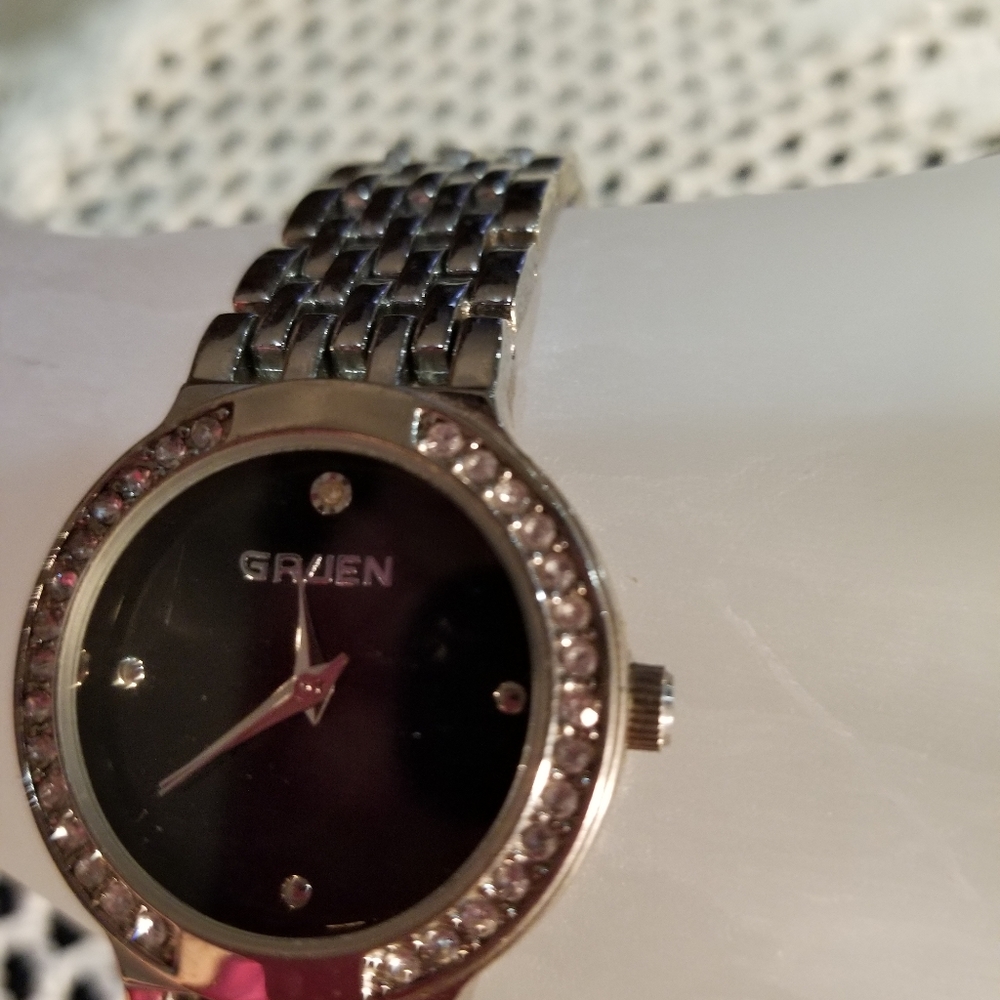 Gruen Silver Color Watch